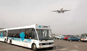 Birmingham Airparks Bus and Plane