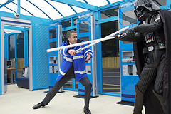 Howard Dove CEO Airparks clashes with Darth Vader