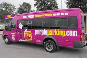 Manchester Airport Purple Parking